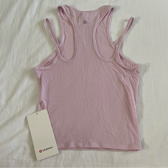Lululemon Double-Strap Yoga Tank MEPK Meadowsweet Pink Women’s Size 2 - Picture 3 of 4